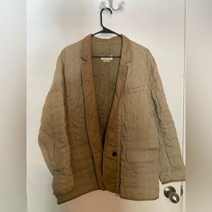 Isabel Marant Etoile Olive Quilted Jacket